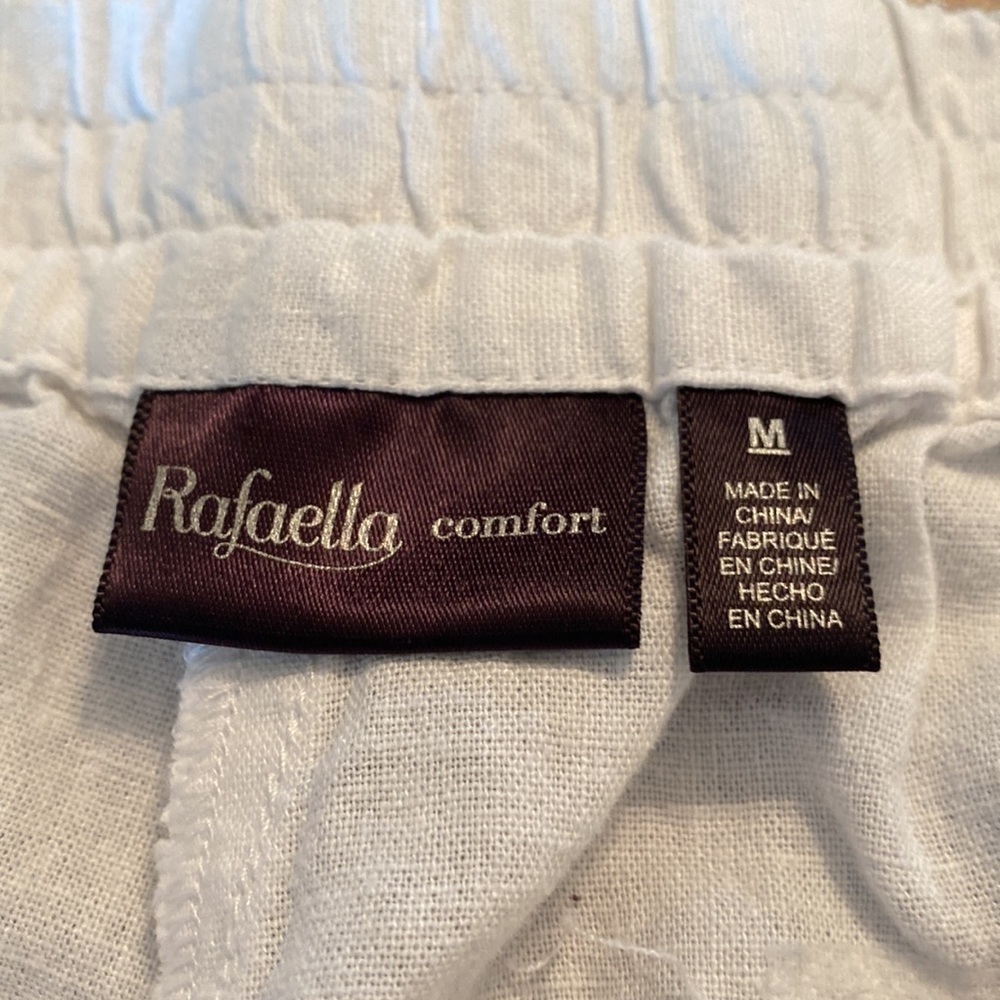 Women’s Rafaela white wide leg pull on comfort size Medium - Picture 10 of 12